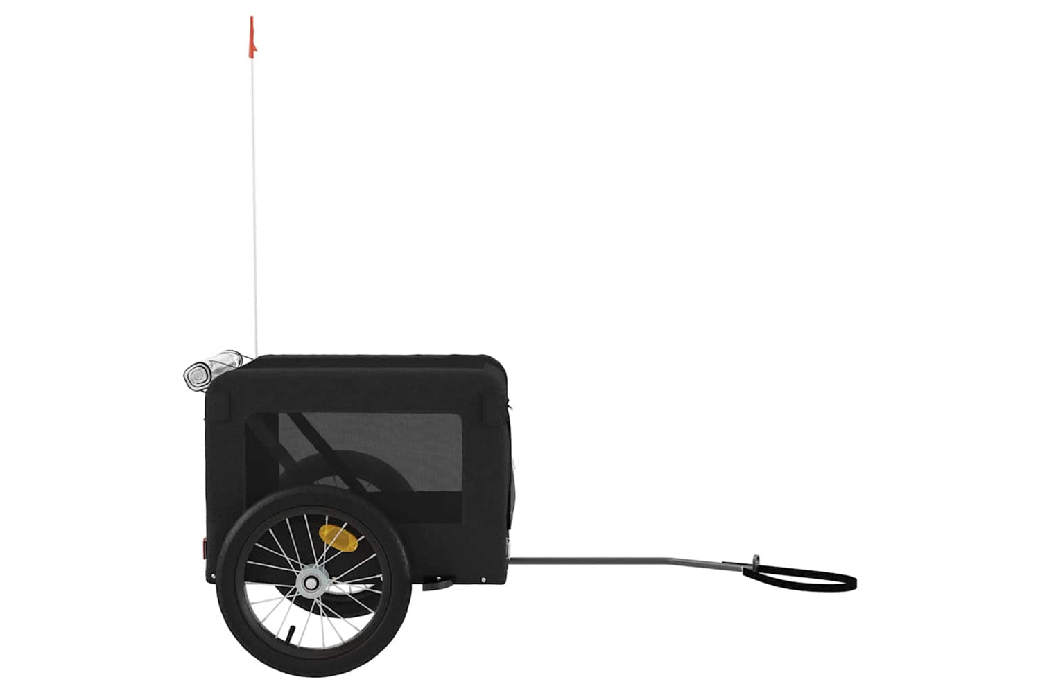 Vidaxl 93919 Pet Bike Trailer Black Oxford Fabric&iron-6