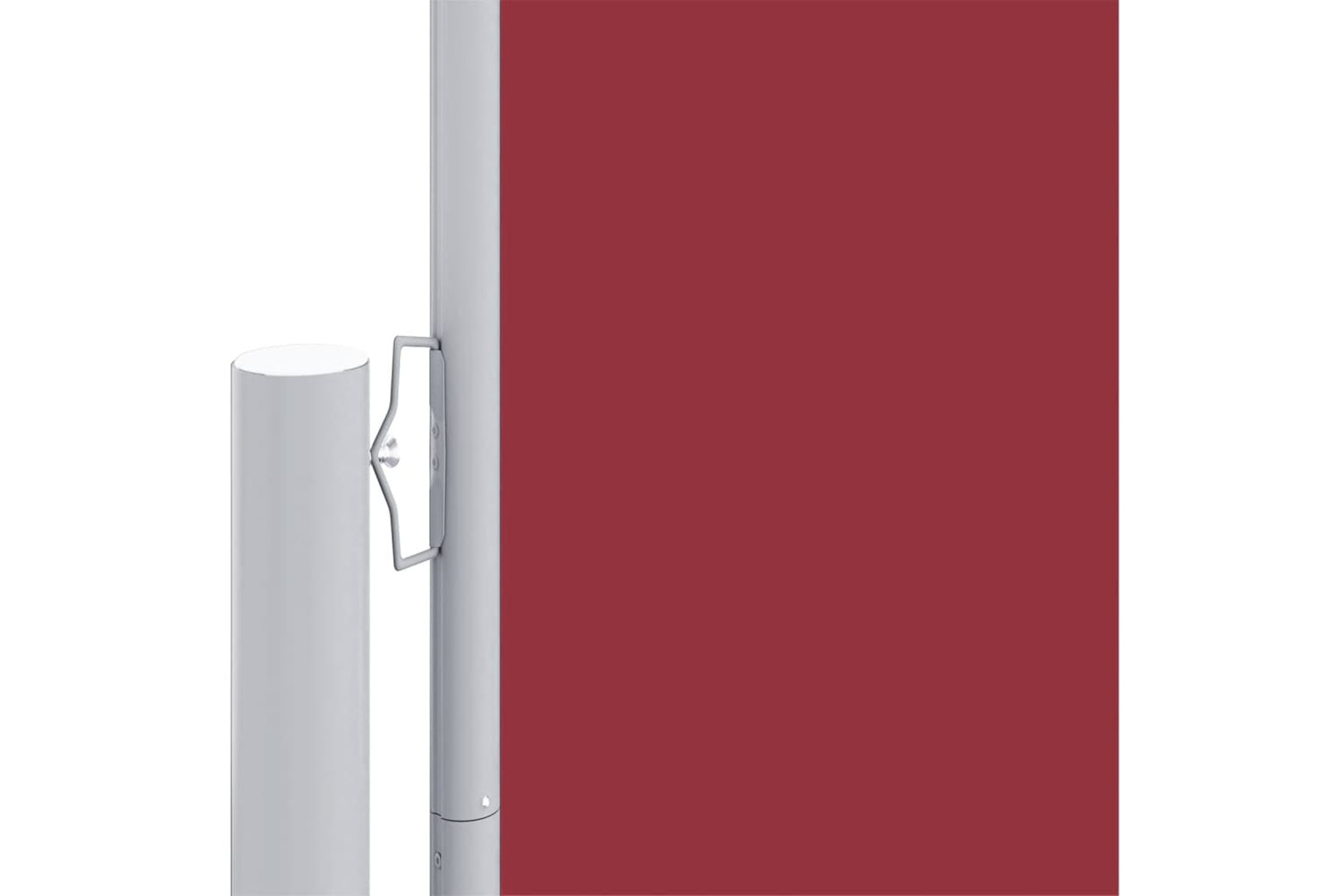 vidaXL 318035 Retractable Side Awning Red 160x1000cm-2