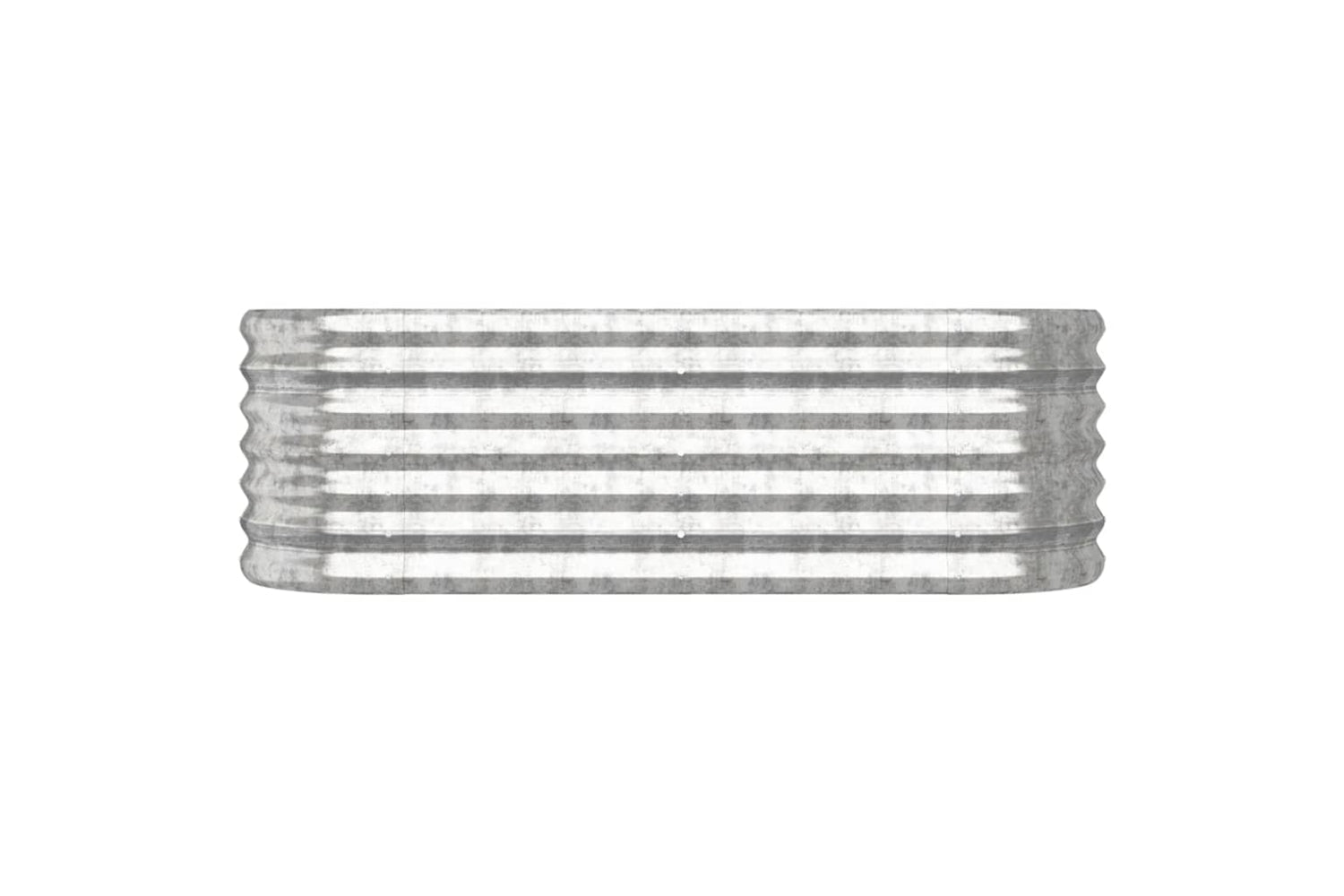 vidaXL 318867 Garden Raised Bed Powder-coated Steel 114x40x36cm Silver-2