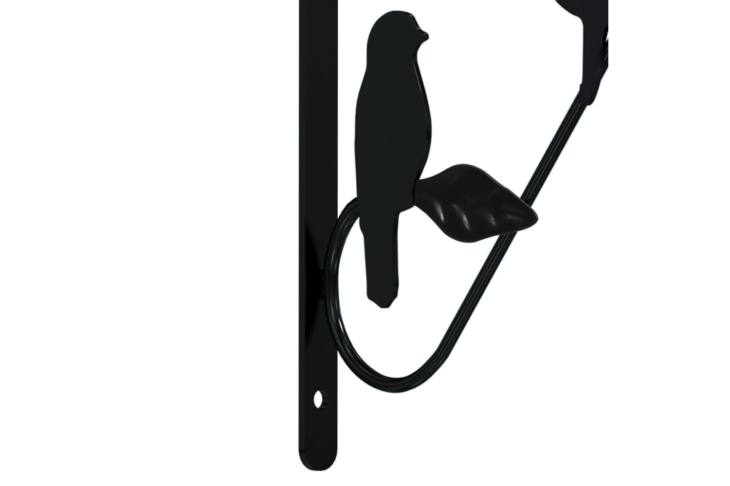Vidaxl 319361 Hanging Basket Brackets 4 Pcs Black Steel-5
