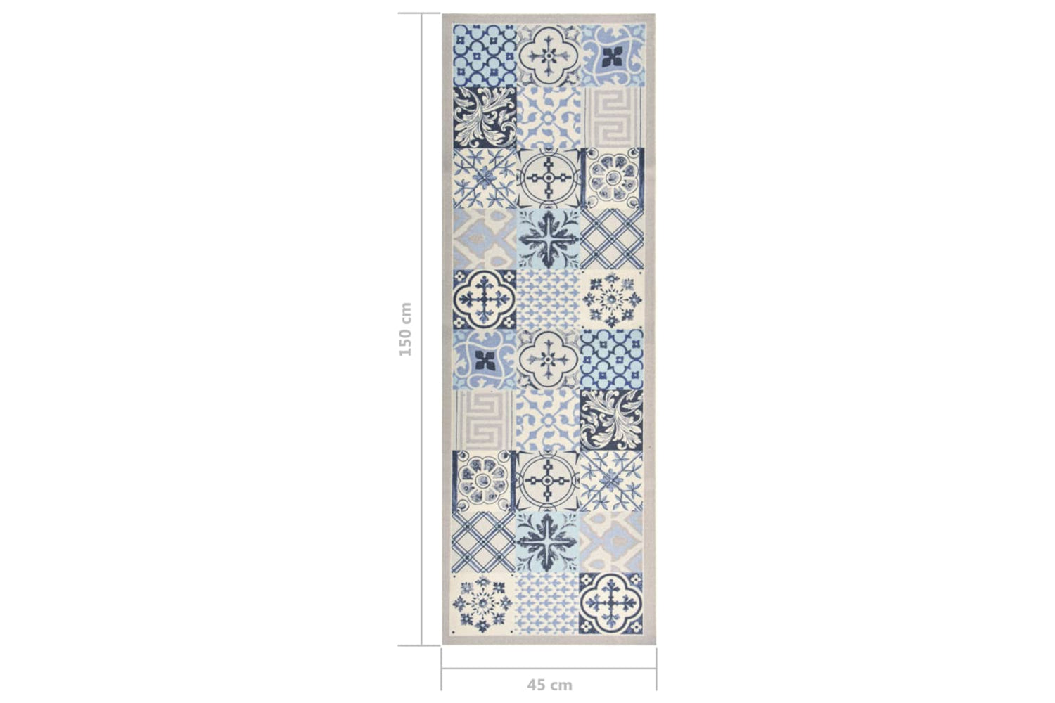 vidaXL 323483 Kitchen Floor Mat Washable Mosaic 45x150cm-6