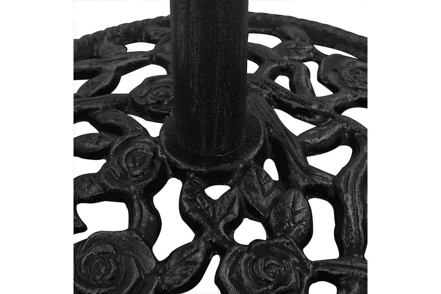vidaXL 317749 Umbrella Base Black 48x48x33cm Cast Iron-6