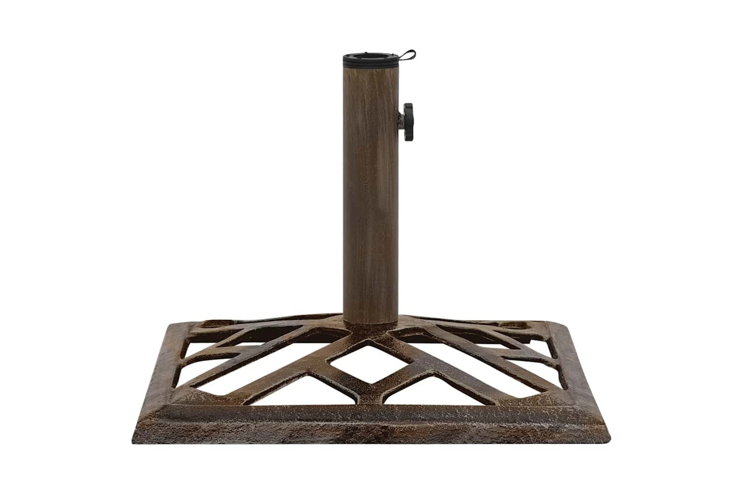 vidaXL 317762 Umbrella Base Bronze 44x44x31cm Cast Iron-3