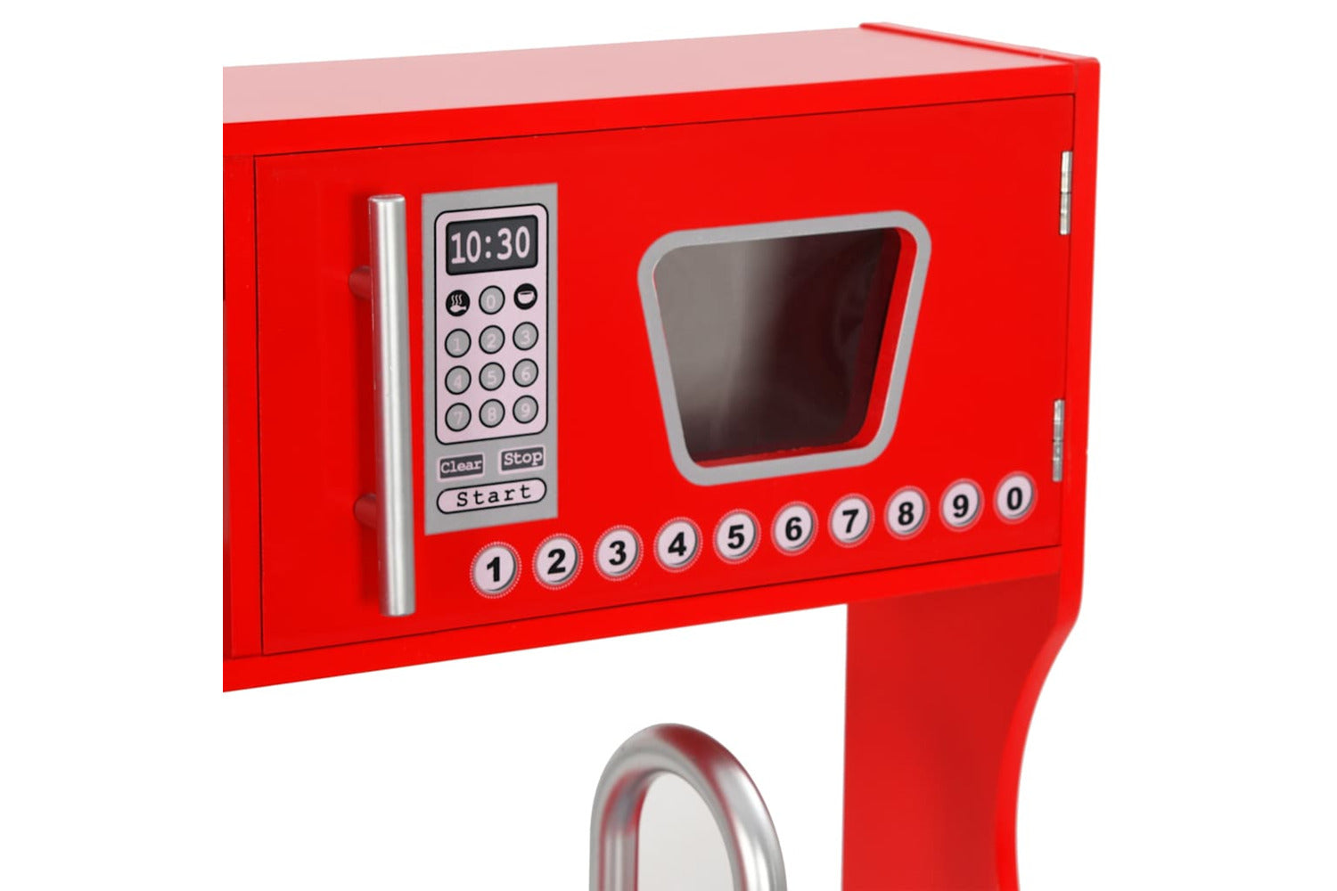 Vidaxl Kids' Play Kitchen Mdf 84x31x89 Cm Red-7