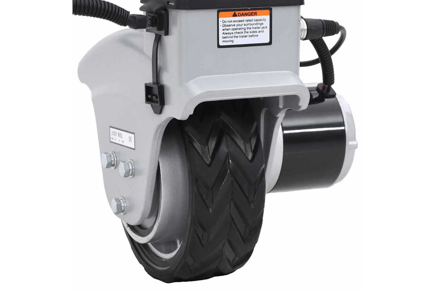Vidaxl Aluminium Motorised Jockey Wheel Trailer Mover 12 V 350 W-8