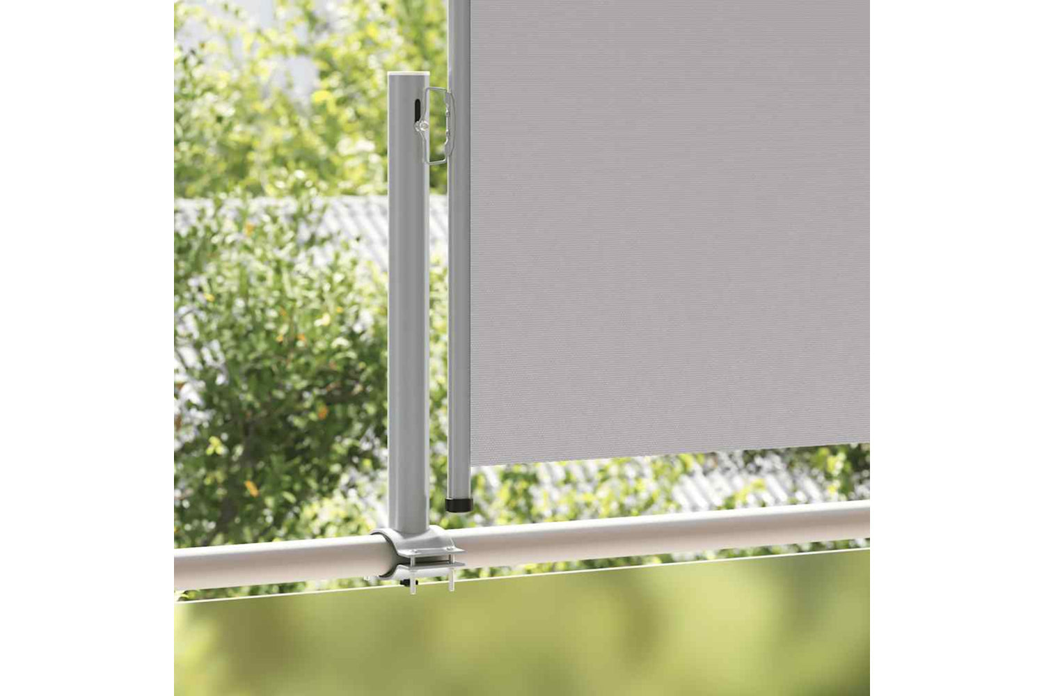 vidaXL 45186 Patio Retractable Side Awning 100 X 300cm Grey-3