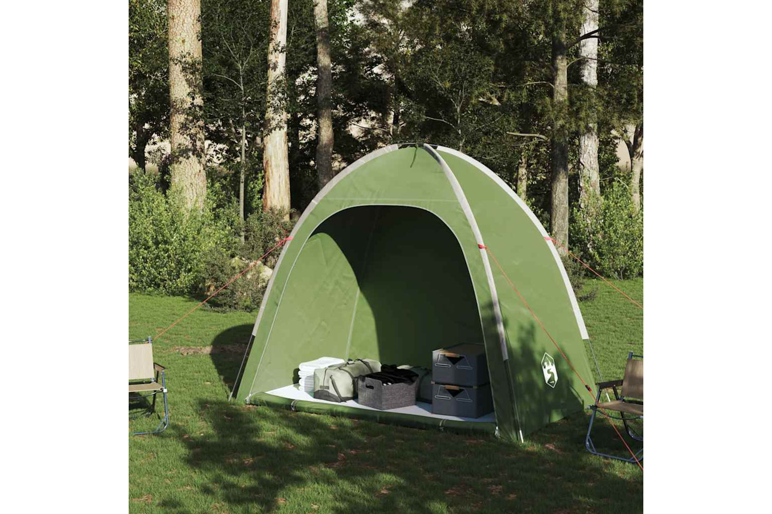 Vidaxl Storage Tent Green Waterproof-2