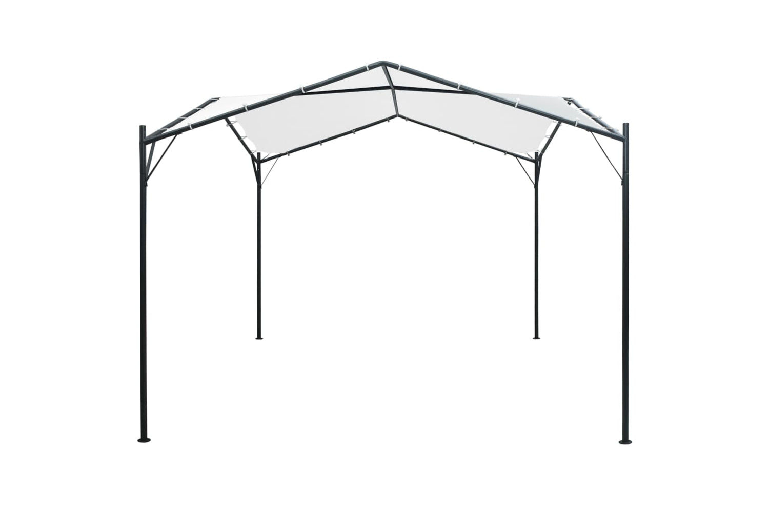 Vidaxl 312235 Gazebo 3x3x2.6 M White 180 G/mâ²-2