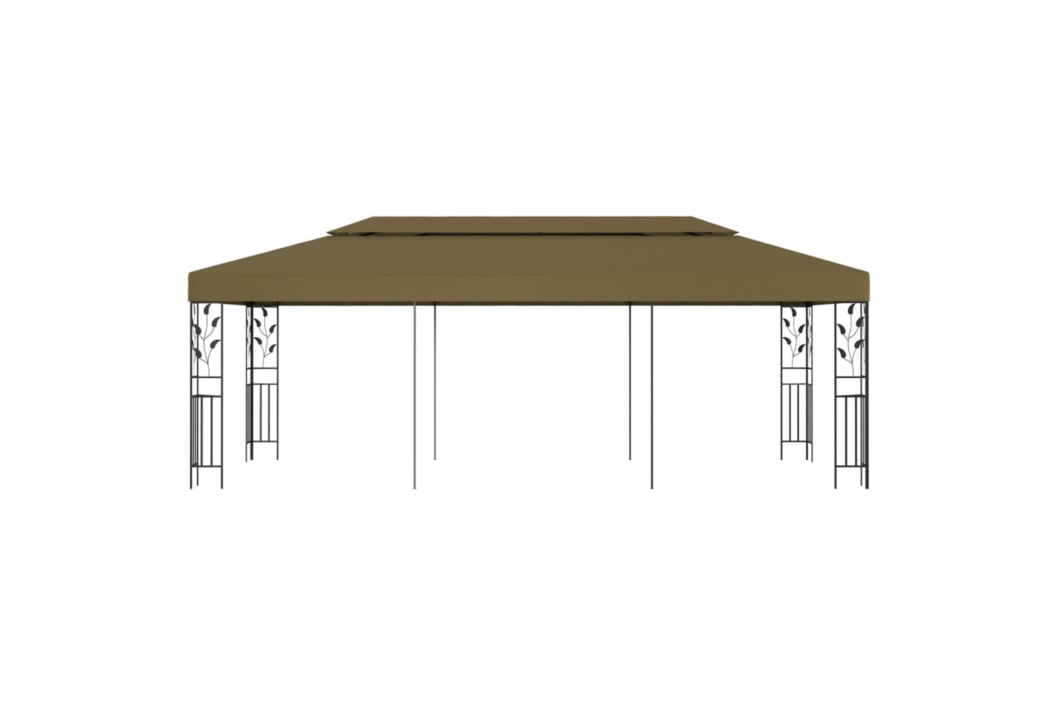 Vidaxl 312245 Gazebo 6x3 M Taupe 180 G/mâ²-2