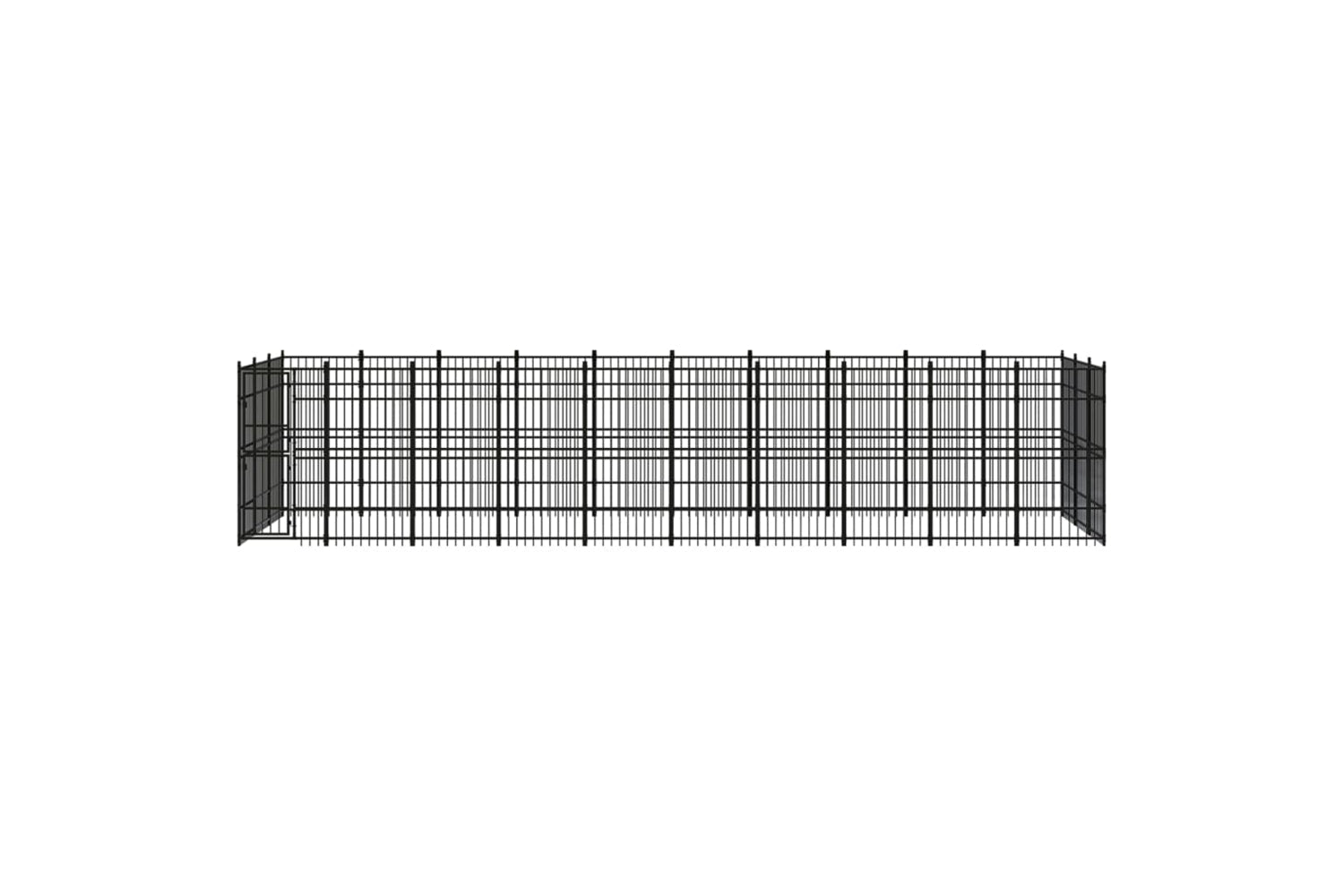 Vidaxl 3097981 Outdoor Dog Kennel Steel 27.65 M2-2