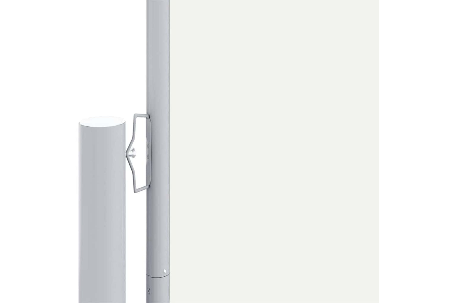 vidaXL 318043 Retractable Side Awning Cream 200x1000cm-2