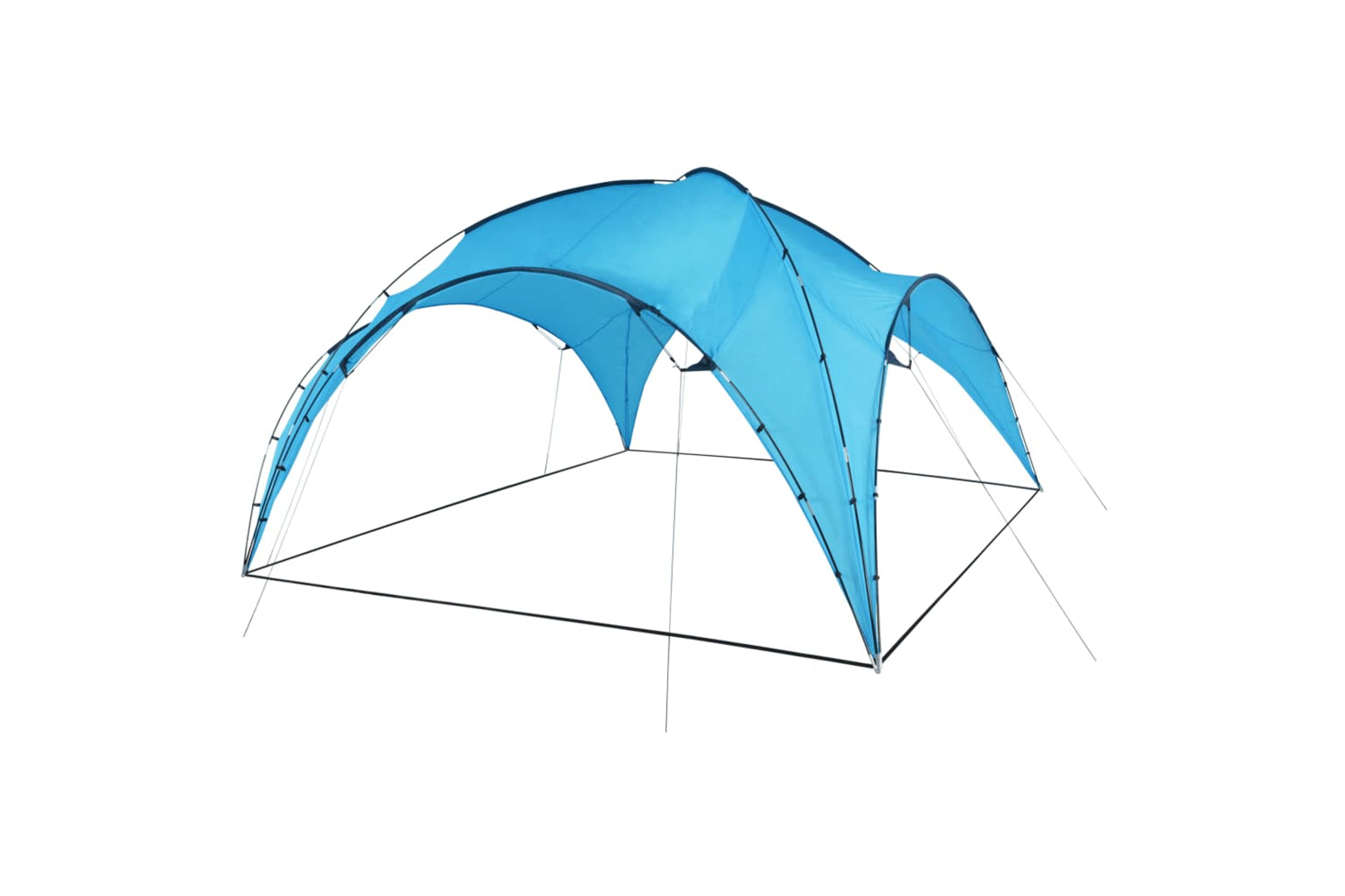 vidaXL 91570 Party Tent Arch 450x450x265cm Light Blue-2