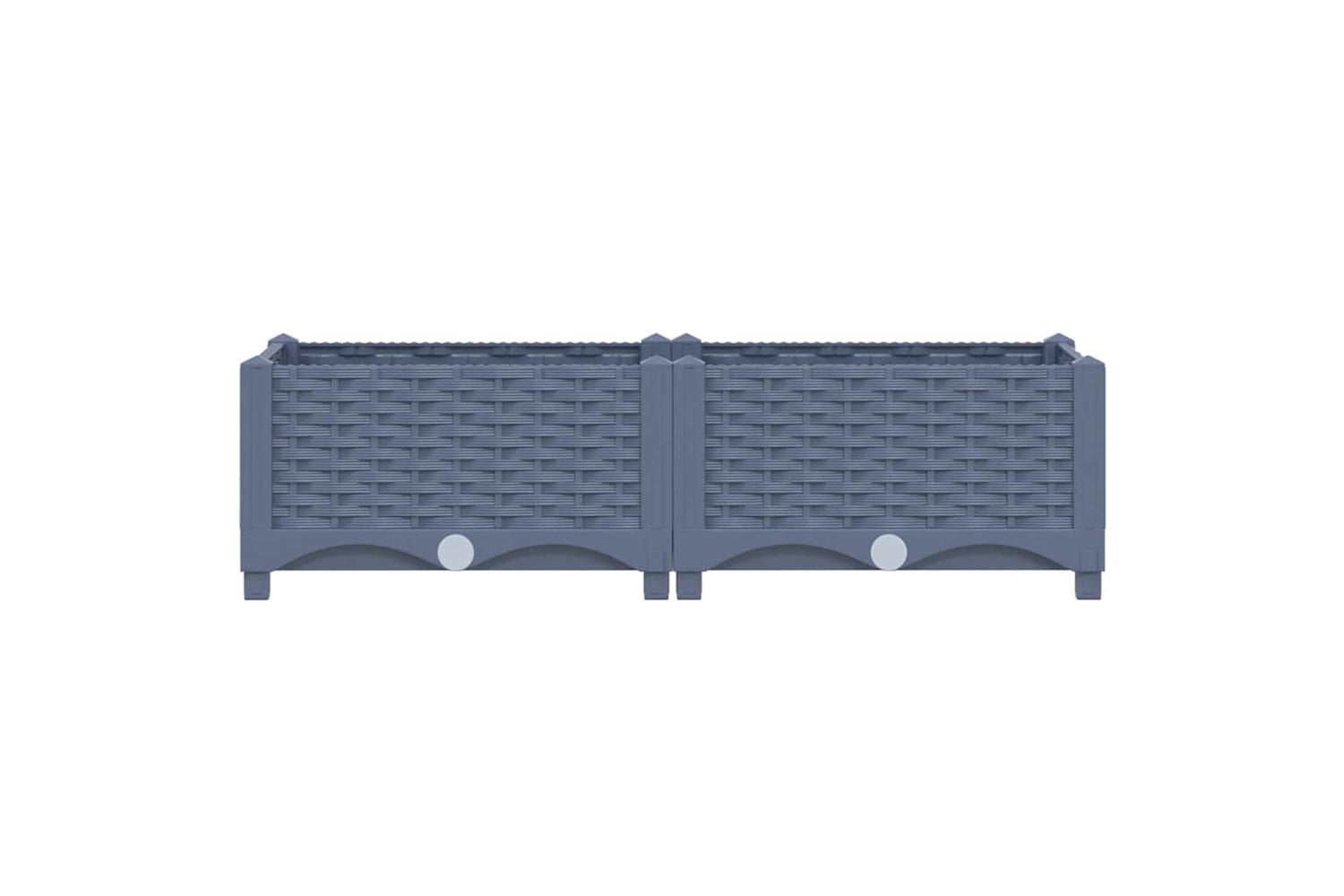 vidaXL Raised Bed 80x40x23cm Polypropylene-2