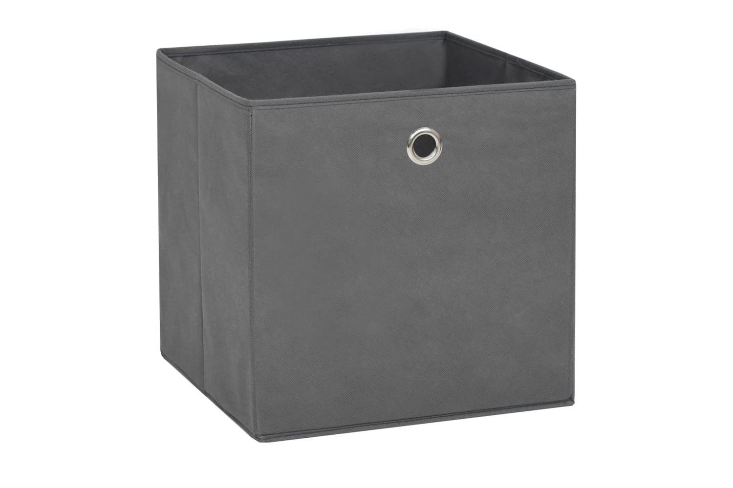 vidaXL 325193 Storage Boxes 10 Pcs Non-woven Fabric 28x28x28cm Grey-2