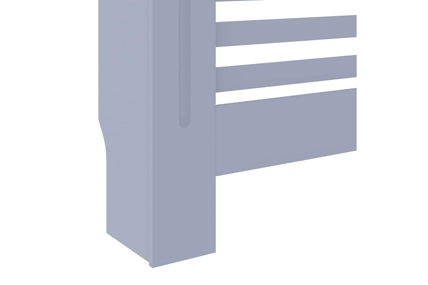 vidaXL Mdf Radiator Cover Grey 78cm-6