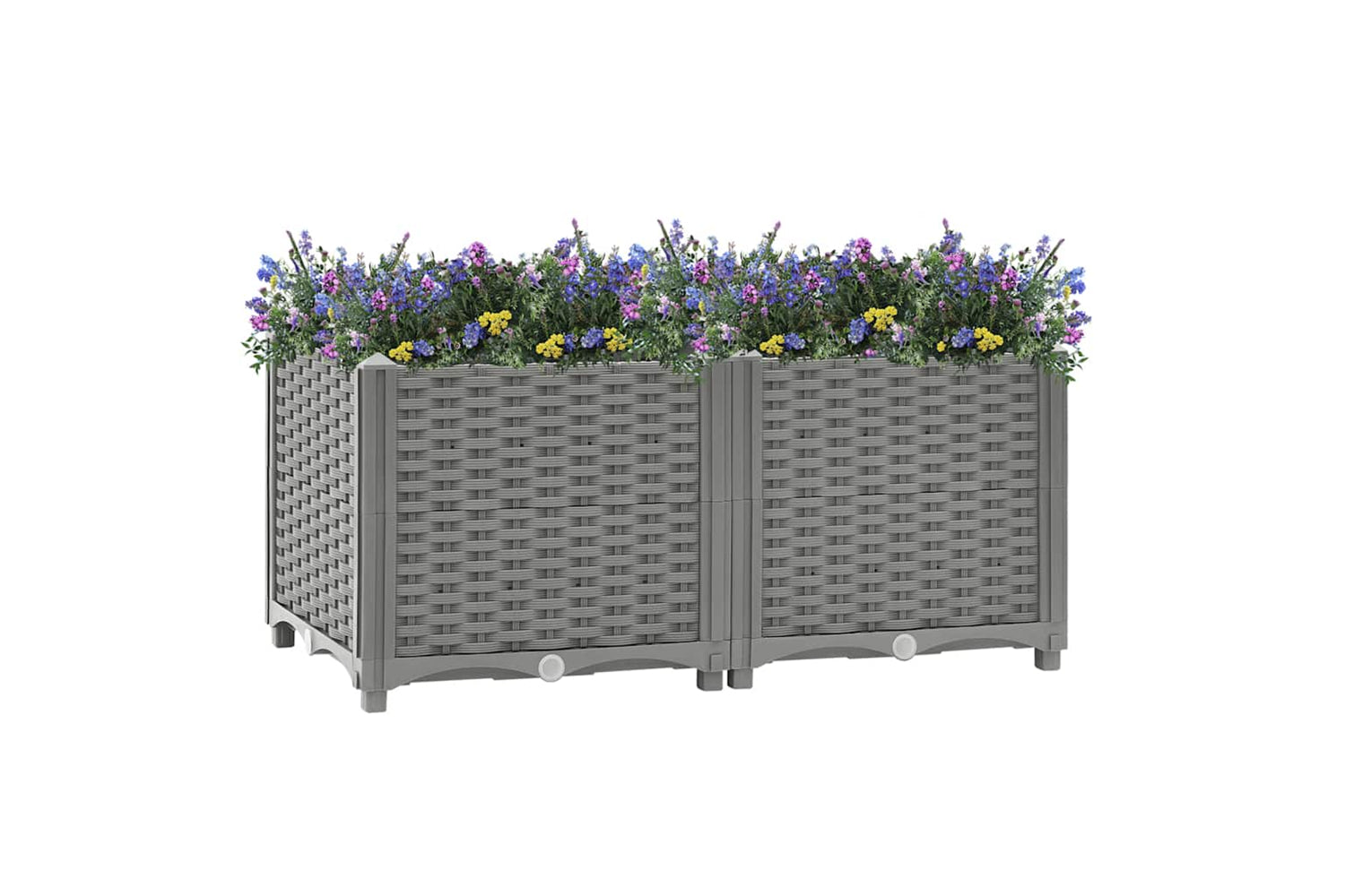 vidaXL Raised Bed 80x40x38cm Polypropylene-2