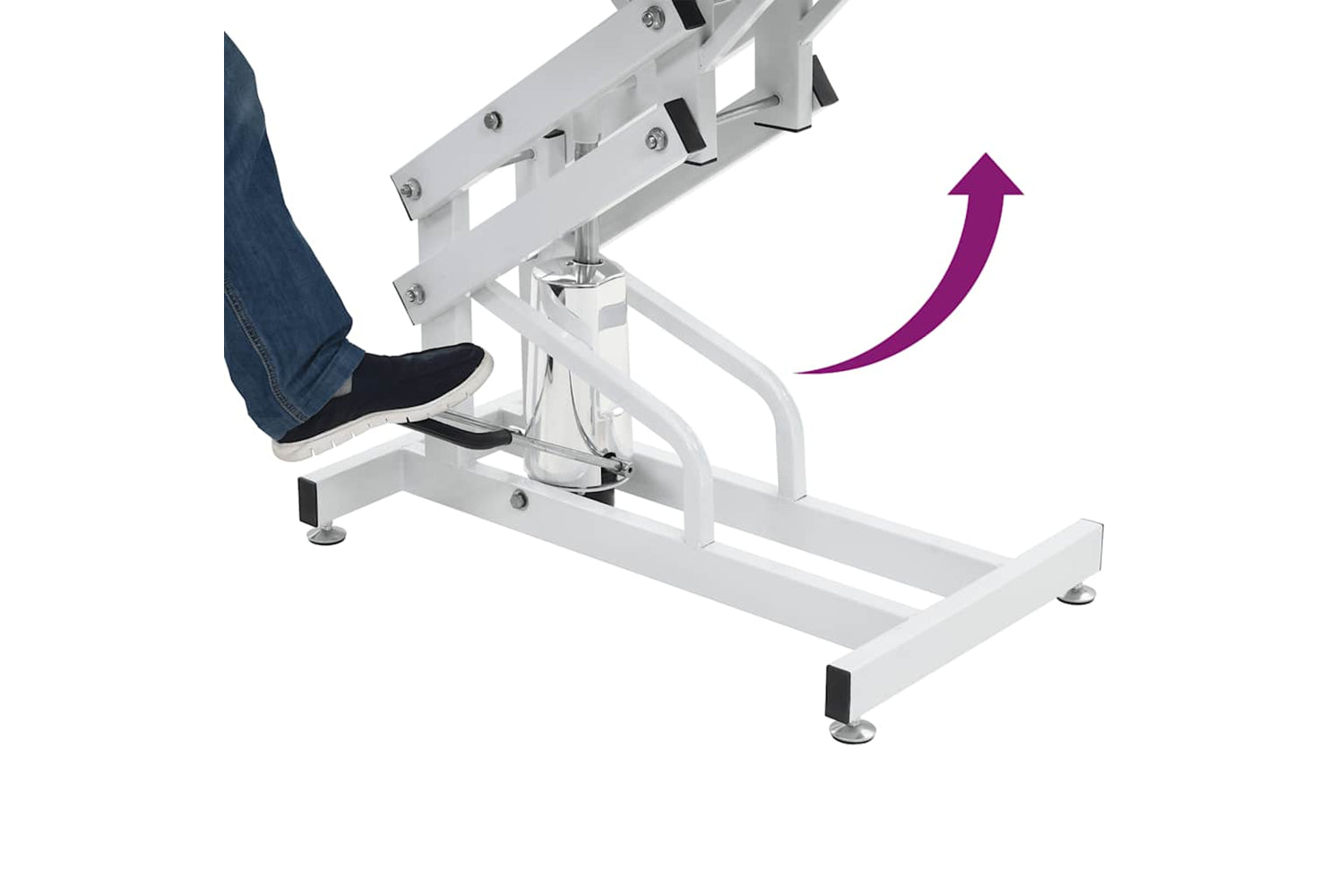 Vidaxl 170172 Hydraulic Bath Grooming Table For Dogs Cats Pets Adjustable-6