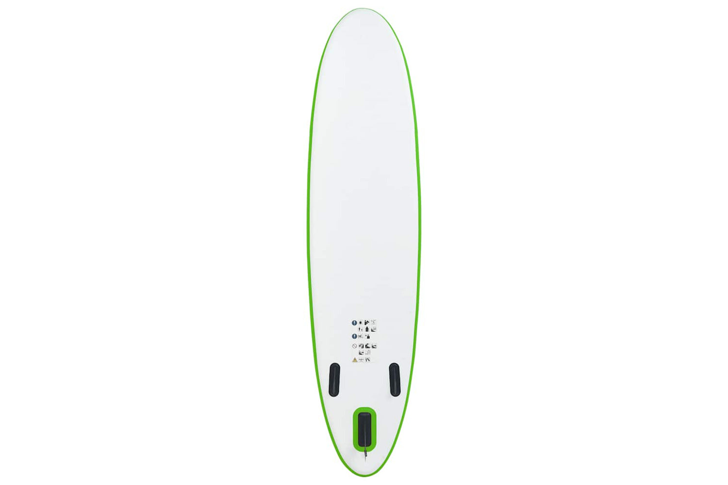 Vidaxl Inflatable Stand Up Paddleboard Set Green And White-4