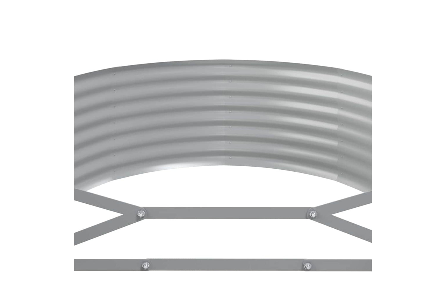 vidaXL 319006 Garden Raised Bed Powder-coated Steel 396x100x36cm Anthracite-4
