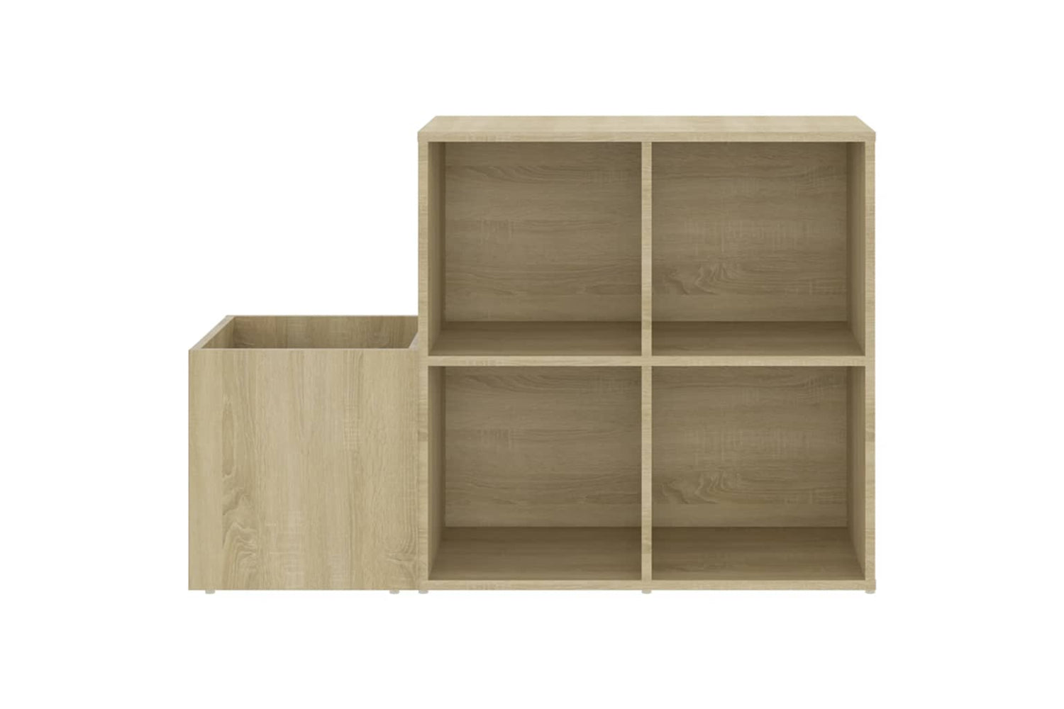 vidaXL 808254 Hall Shoe Cabinet Sonoma Oak 105x35.5x70cm Engineered Wood-4