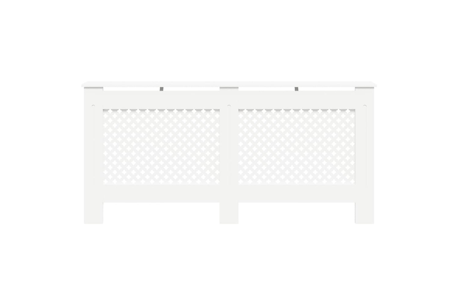 vidaXL 3051379 Radiator Covers 2 Pcs White 172x19x81.5cm Mdf-4