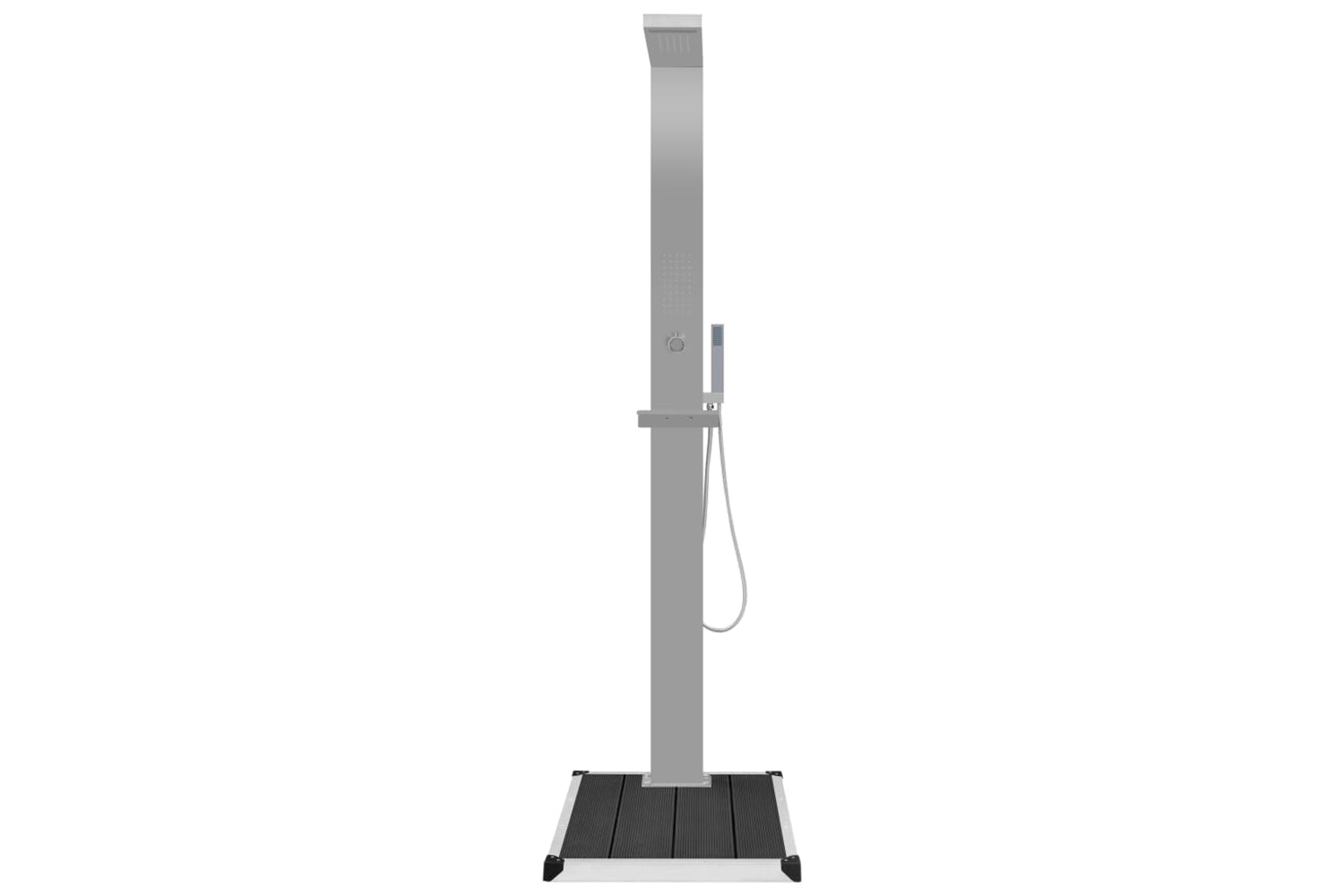 Vidaxl 3051290 Outdoor Shower With Tray Wpc Stainless Steel-4