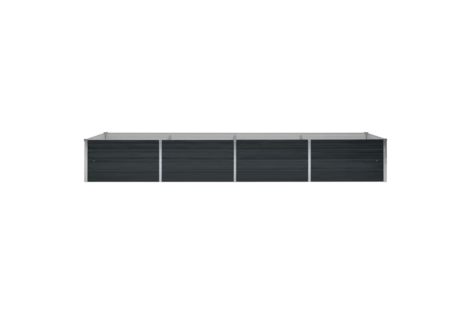 vidaXL 45729 Garden Raised Bed Anthracite 320x80x45cm Galvanised Steel-3