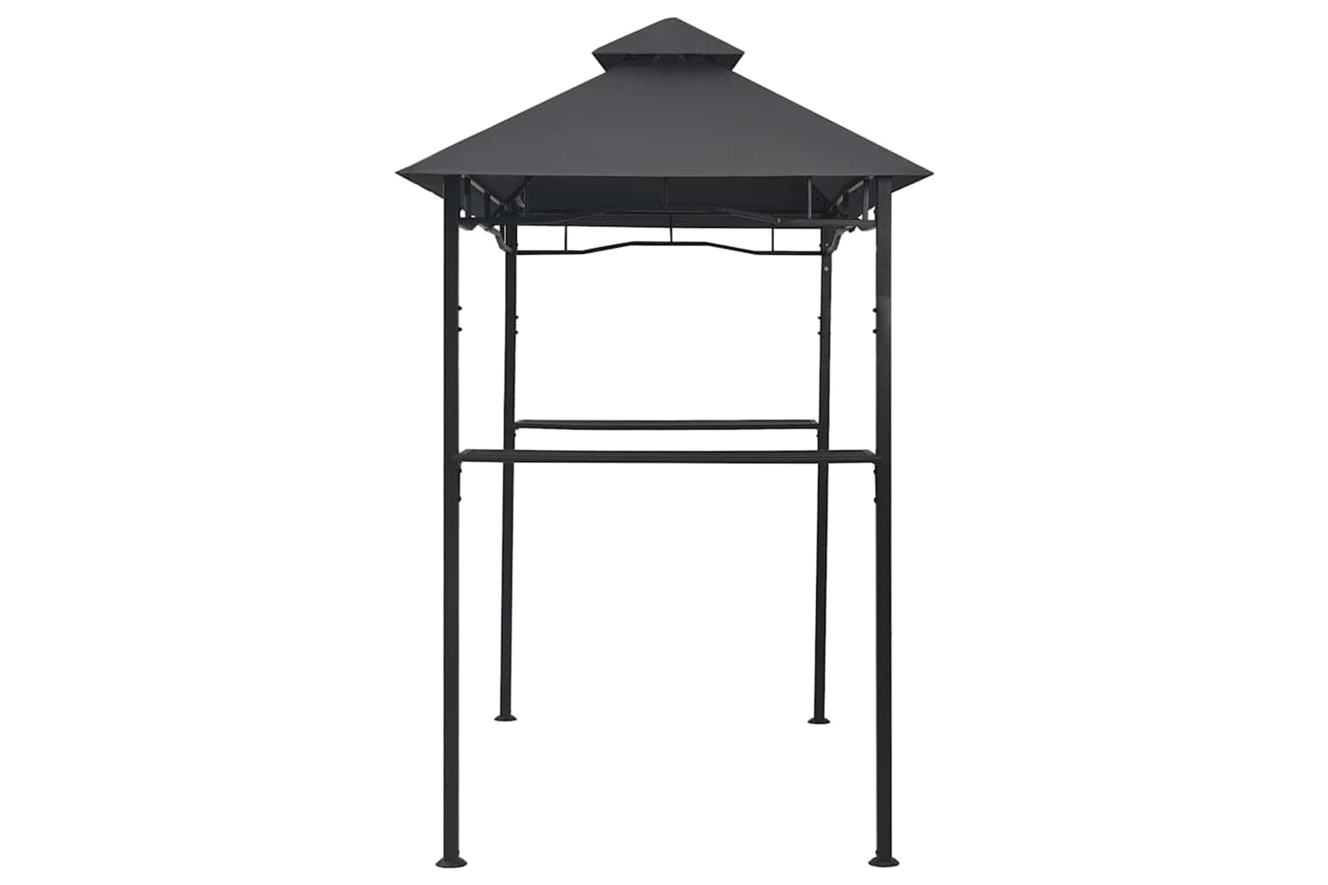vidaXL 48602 Bbq Gazebo 240x150x255cm Anthracite Steel-3