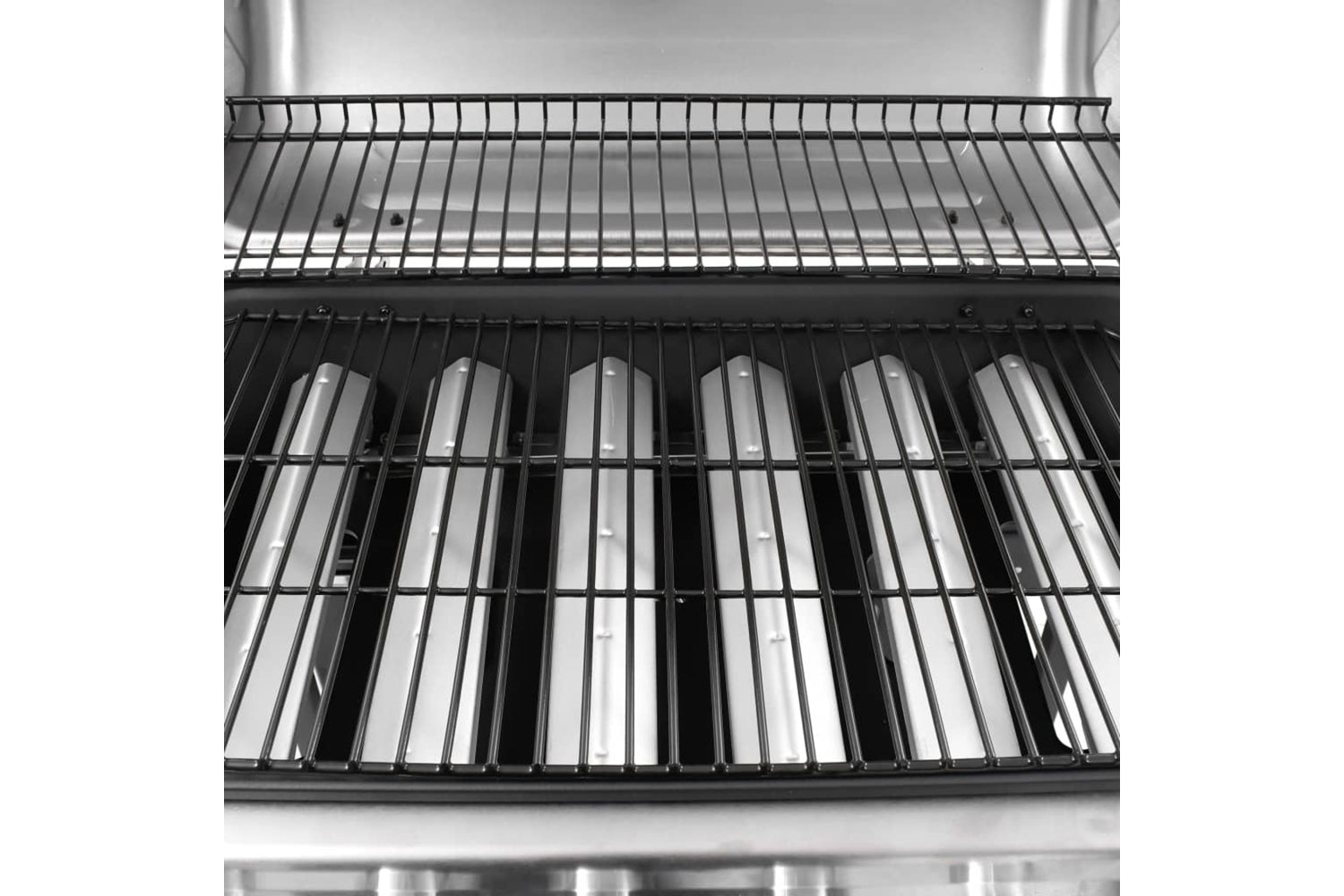Vidaxl 3053630 Gas Bbq Grill With 6 Burners Black And Silver-5