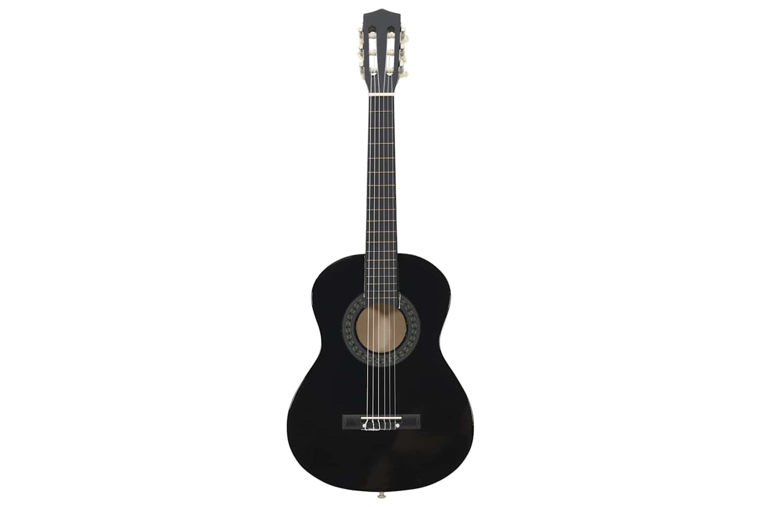vidaXL 70127 8 Piece Classical Guitar Beginner Set Black 1/2 34"-3