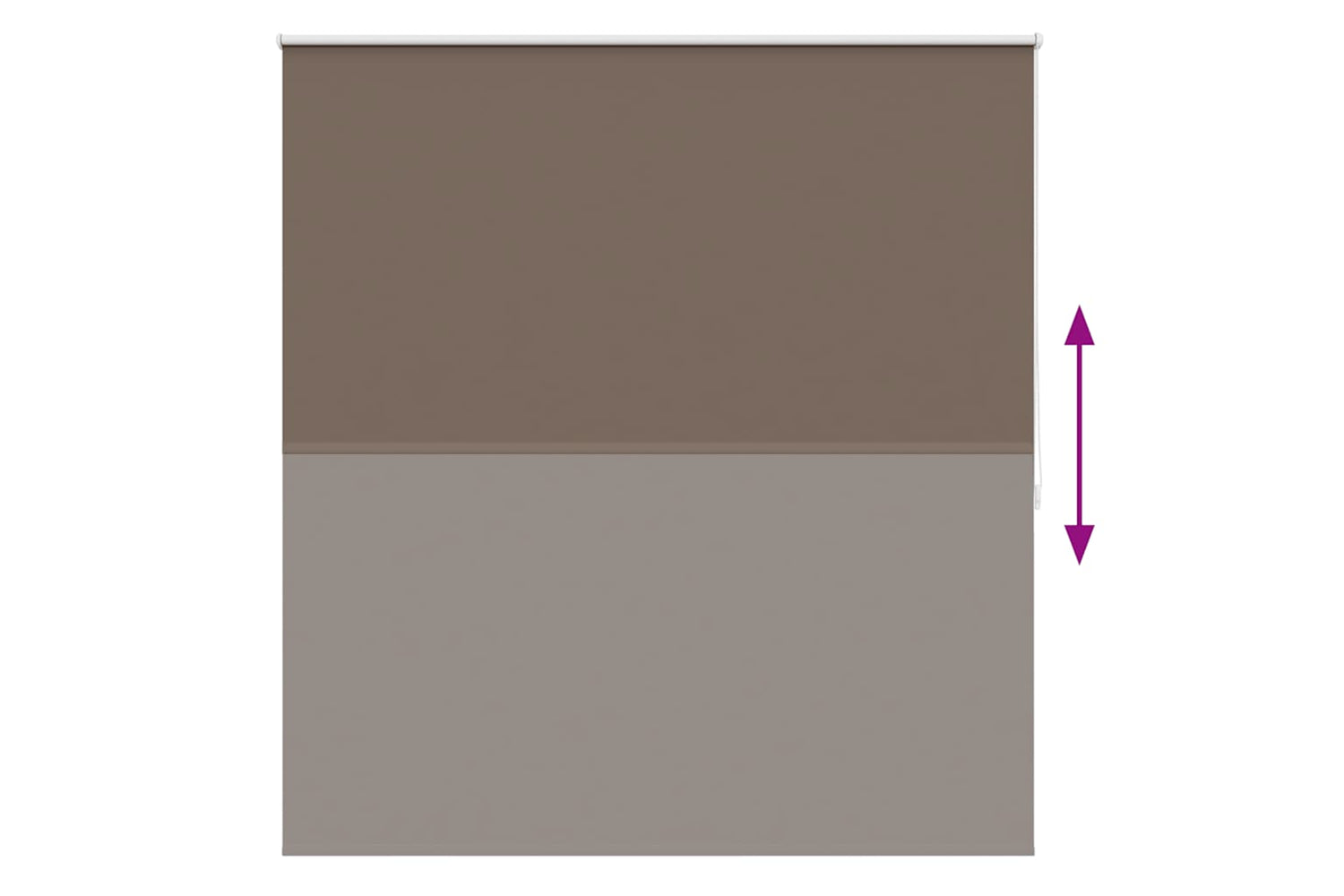 Vidaxl Roller Blind Blackout 140 X 175 Cm Coffee-8