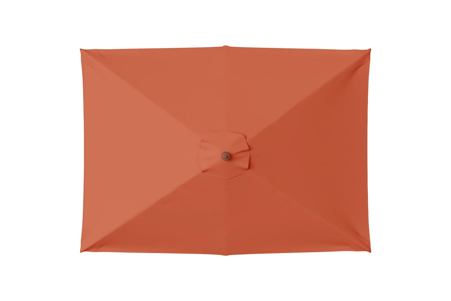 vidaXL 44538 Outdoor Parasol With Wooden Pole 150x200cm Terracotta-3