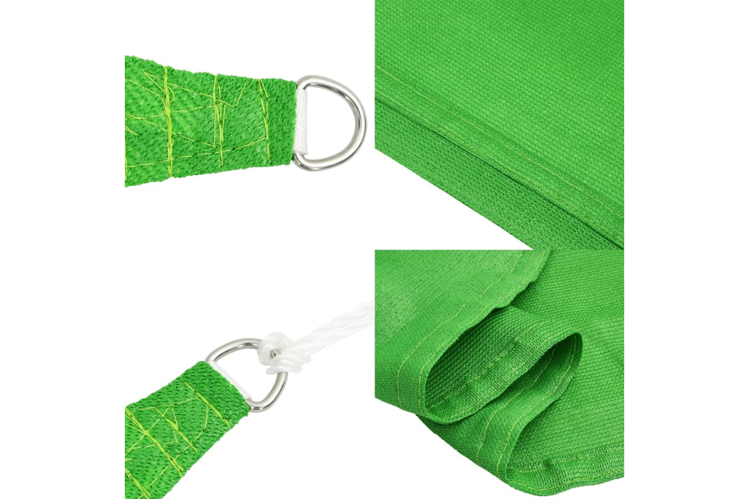 Vidaxl 311285 Sunshade Sail 160 G/mâ² Light Green 2x4.5 M Hdpe-6