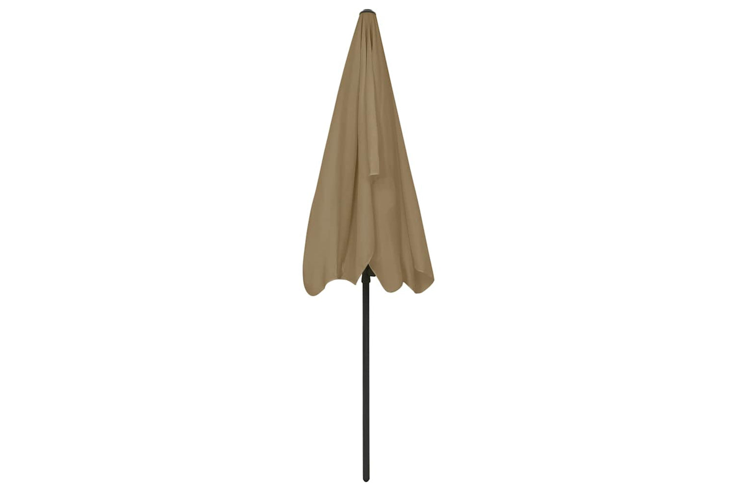 vidaXL 314730 Beach Umbrella Taupe 200x125cm-5