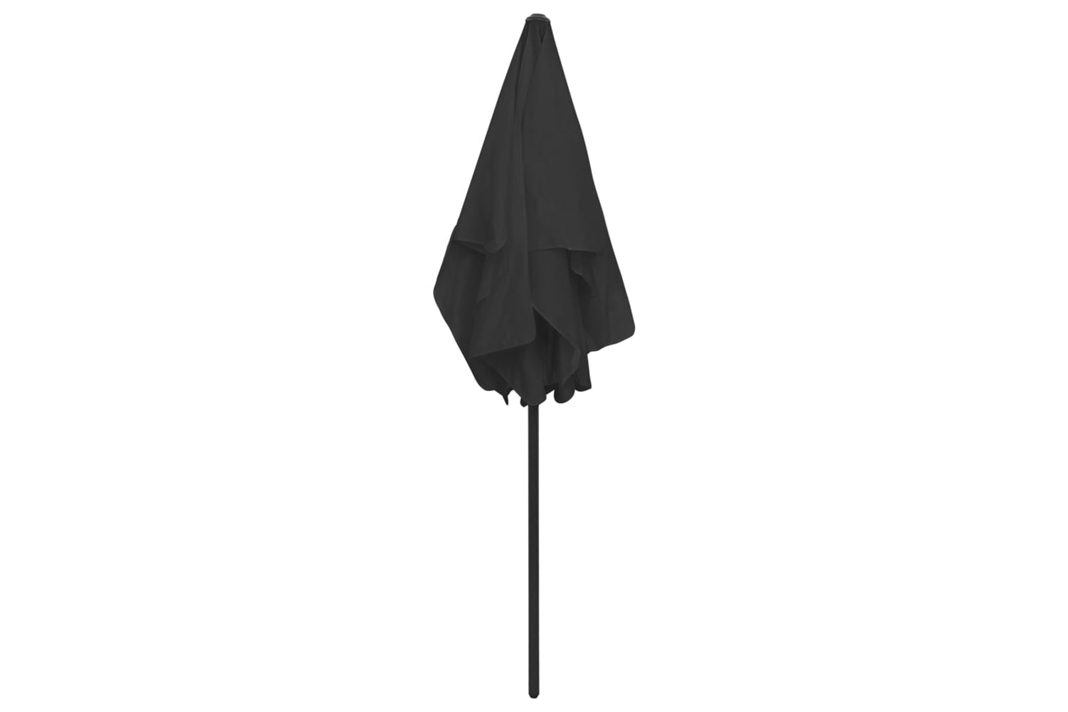vidaXL 314725 Beach Umbrella Black 180x120cm-5