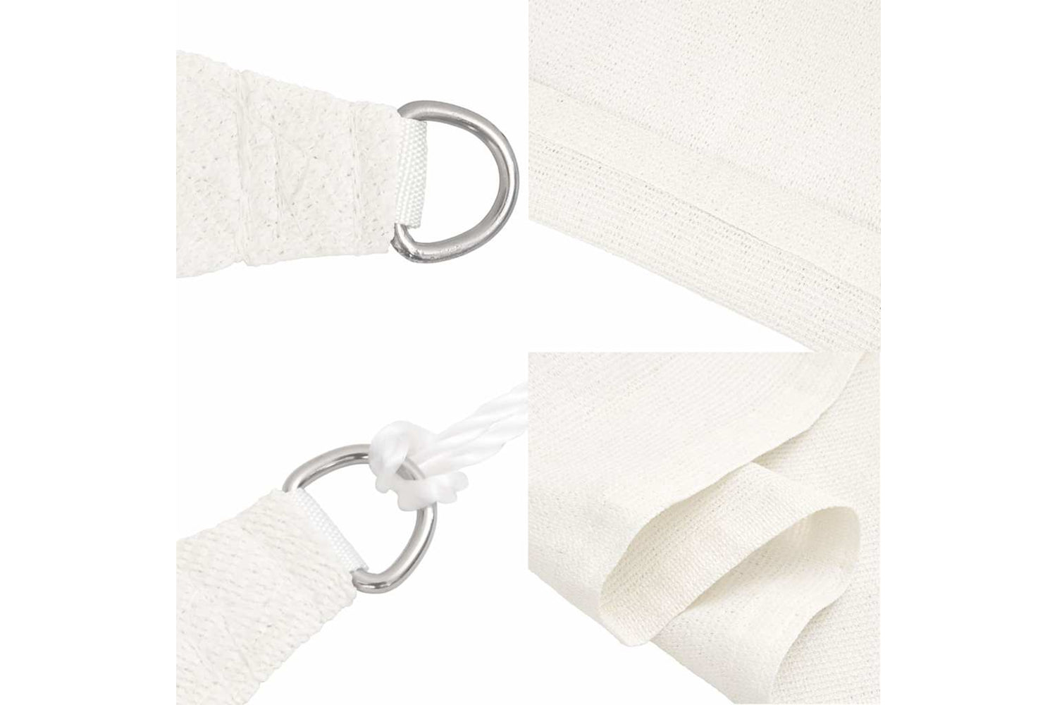 Vidaxl 311235 Sunshade Sail 160 G/mâ² White 2.5x4.5 M Hdpe-5