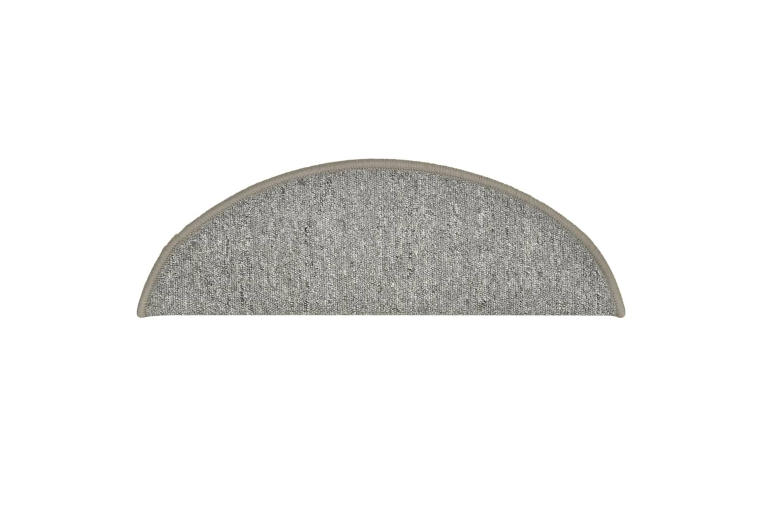 vidaXL 322370 Carpet Stair Treads 15 Pcs Light Grey 56x17x3cm-5
