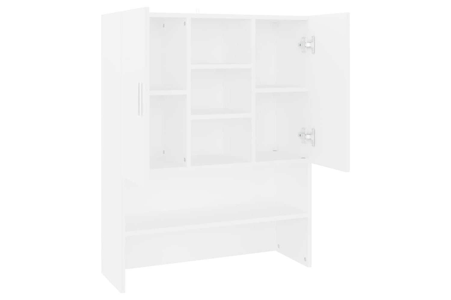 vidaXL 808386 Washing Machine Cabinet White 70.5x25.5x90cm-4