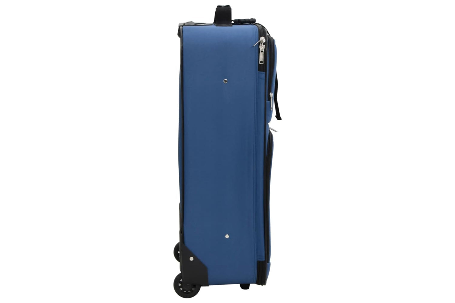 vidaXL 4002829 5 Piece Travel Luggage Set Bule Fabric-4