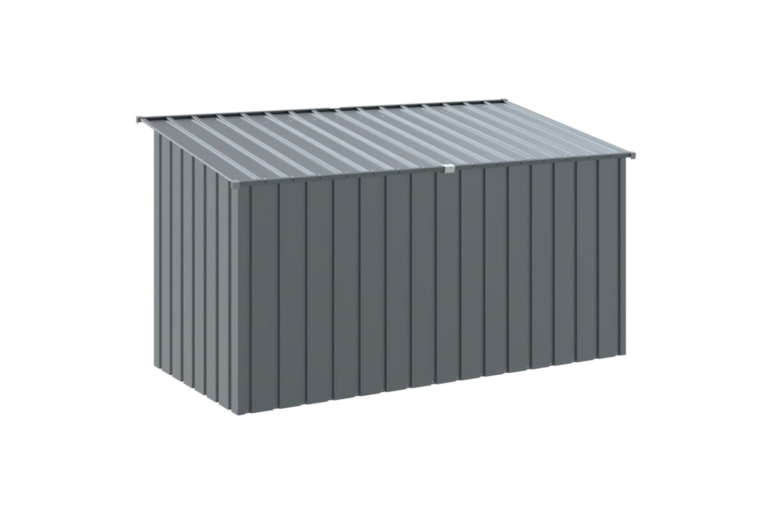 vidaXL 172575 Dog House With Roof Anthracite 196x91x110cm Galvanised Steel-5