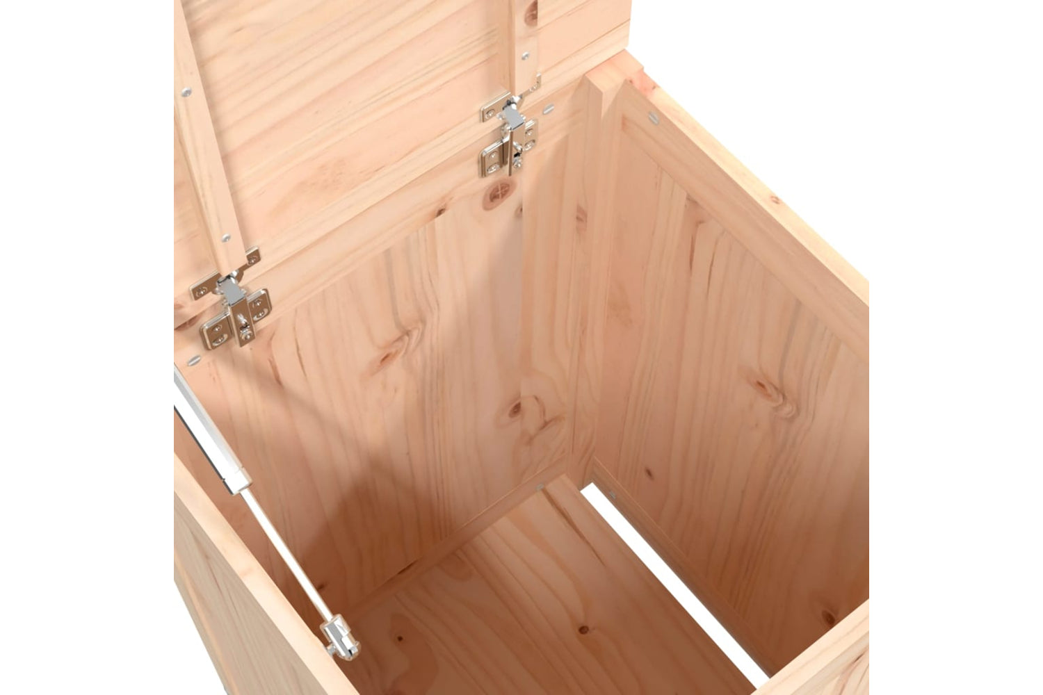 vidaXL 823564 Laundry Box 44x44x66cm Solid Wood Pine-7