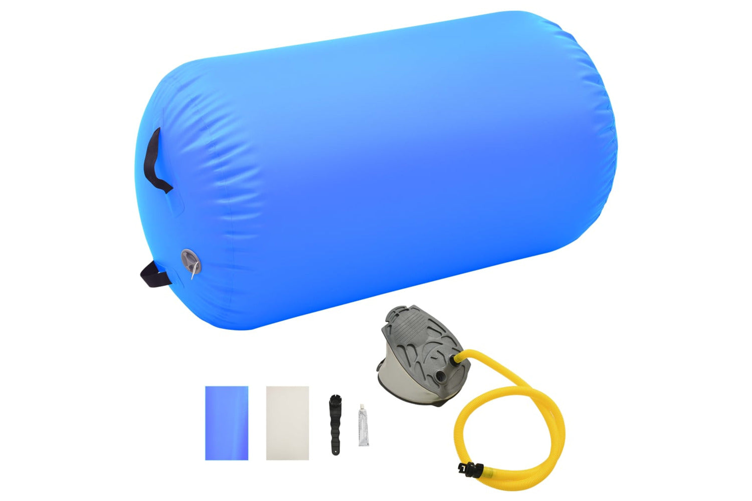 vidaXL 92714 Inflatable Gymnastic Roll With Pump 100x60cm Pvc Blue-2