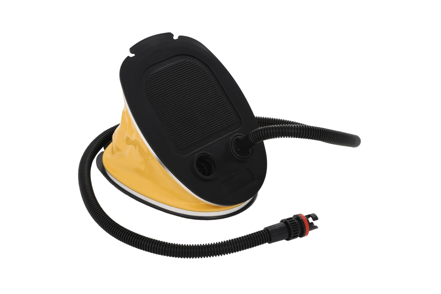 vidaXL Foot Pump 26x18cm Pp And Pe Grey And Yellow-2
