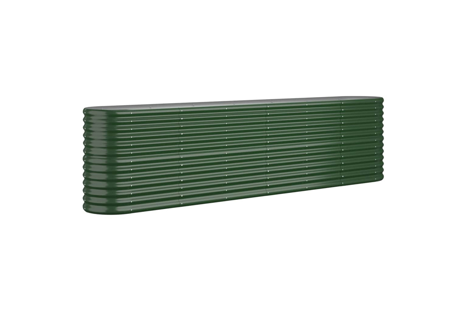 vidaXL 318903 Garden Raised Bed Powder-coated Steel 260x40x68cm Green