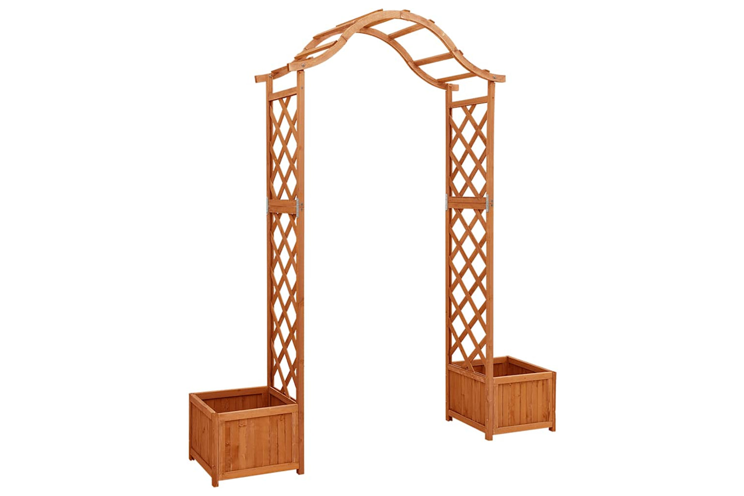 Vidaxl 316388 Garden Pergola With Planter Solid Firwood