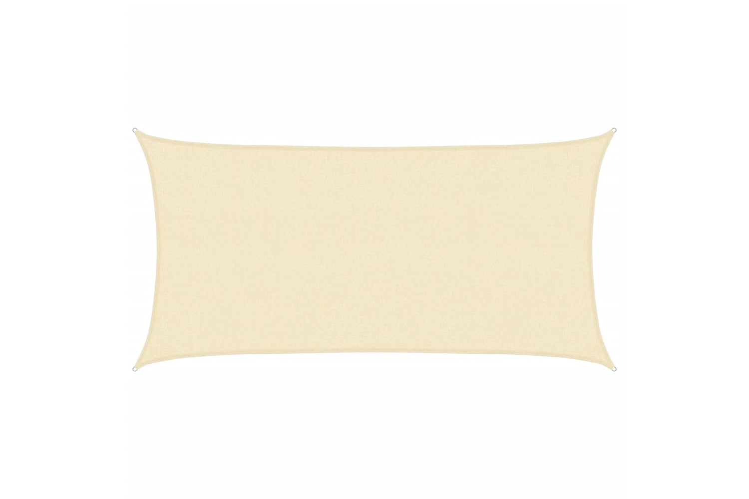 vidaXL 311173 Sunshade Sail 160 G/mÂ² Cream 2x3.5 M Hdpe
