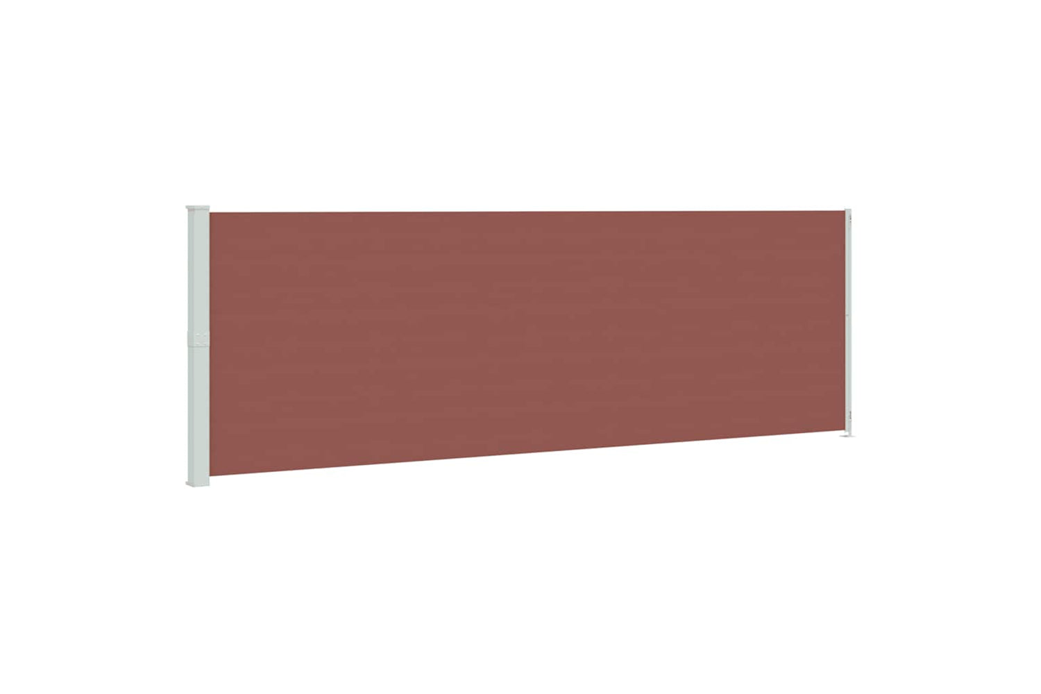 vidaXL 317975 Patio Retractable Side Awning 200x600cm Brown
