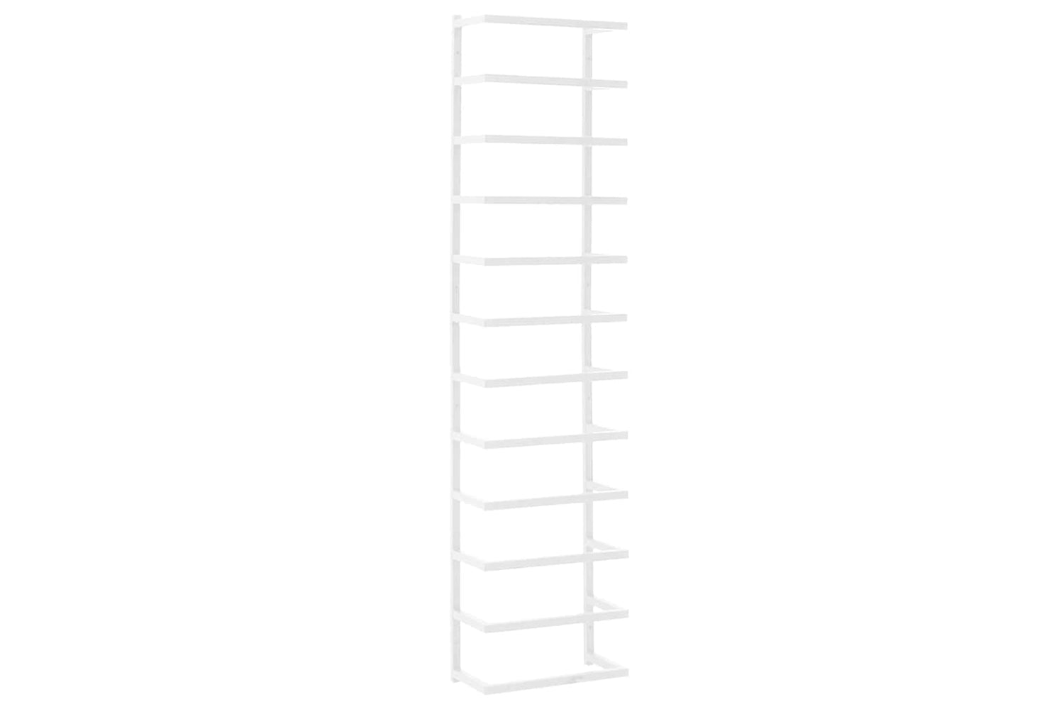 vidaXL 336126 Towel Rack White 24x12x96cm Steel