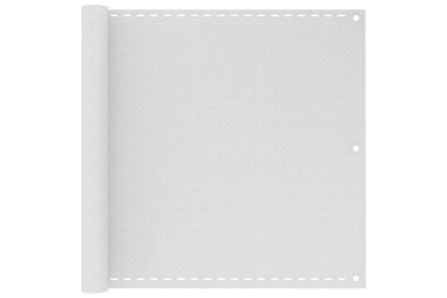 vidaXL 310866 Balcony Screen White 90x500cm Hdpe