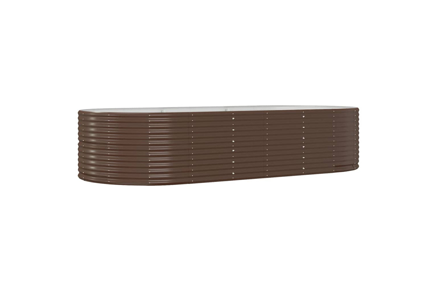 vidaXL 319100 Garden Raised Bed Brown 291x140x68cm Powder-coated Steel